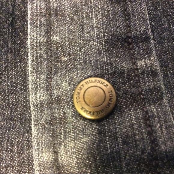 Tommy Hilfiger mens denim style snap button shirt size XXL - Picture 7 of 9